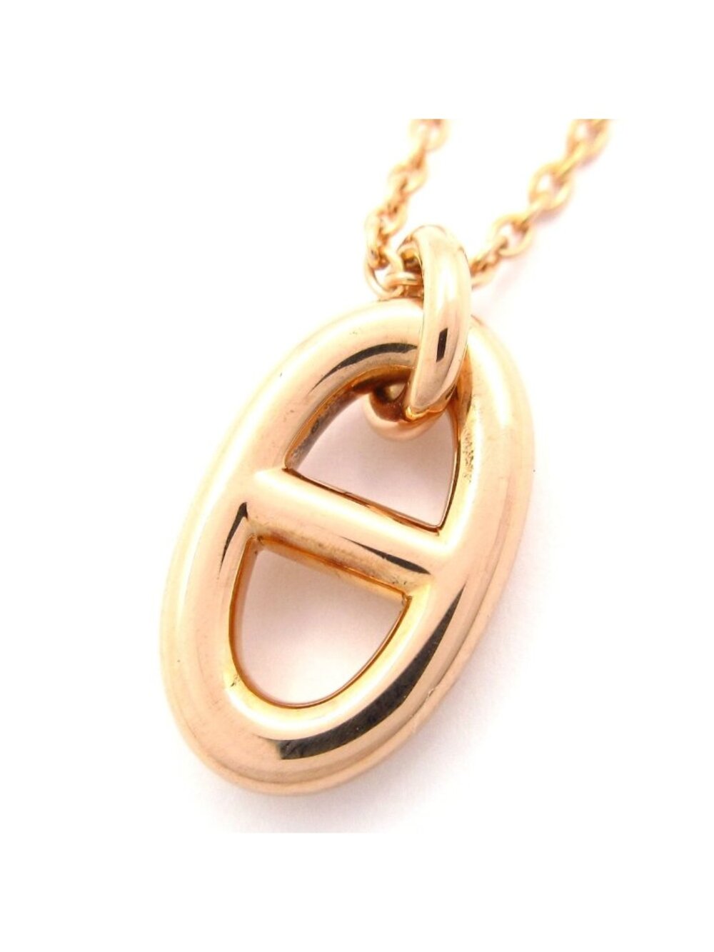 Hermes Necklace Farandole Chaine D'ancre 18k Pink Gold